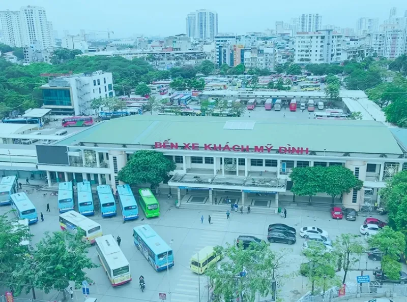 Ban do tuyen duong xe khach Ha Noi Lang Son di tu ben My Dinh